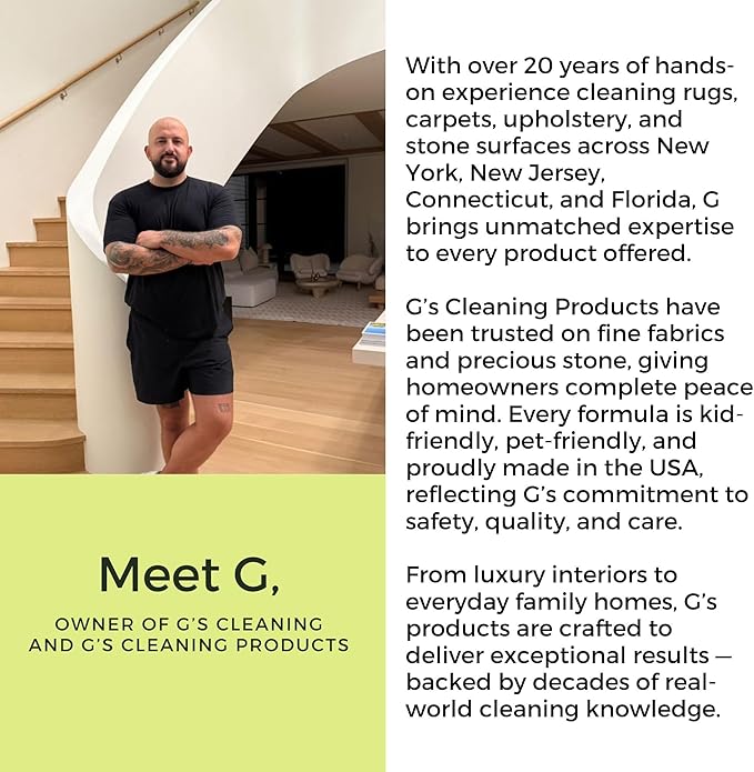 G's Cleaning Biodegradable All Purpose Cleaner – 32 oz Non-Toxic Natural Cleaning Spray – Multipurpose Cleaner Spray for Multi Surface, Kitchen, Counter Top, Furniture, Floor, Home and Household