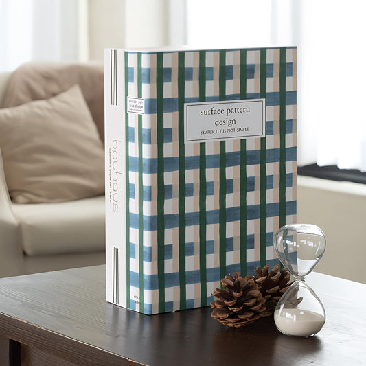 Book Shape Decorative Cable Management Box - Expandable Cable Organizer Box with Magnetic Closure for Home & Office (PatternHouse, Standard)