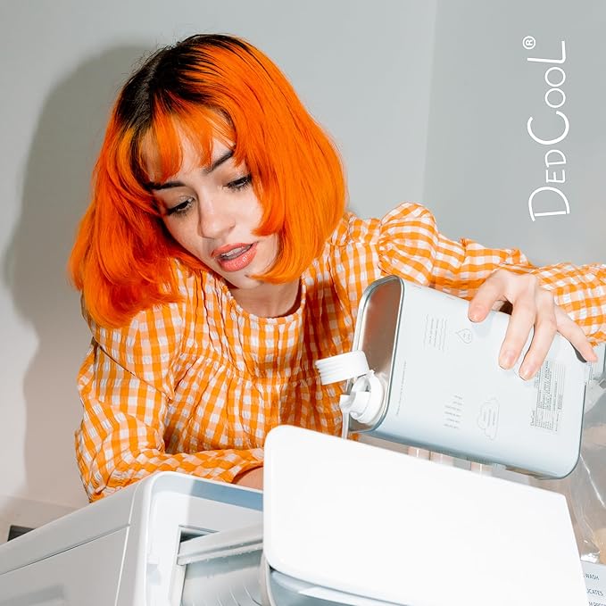 DedCool Liquid Laundry Dedtergent | Milk | Luxurious Fragrance Detergent | Removes Stains | Infused with Natural Essential Oils | Non-Toxic | 60 Washes | 32 fl oz