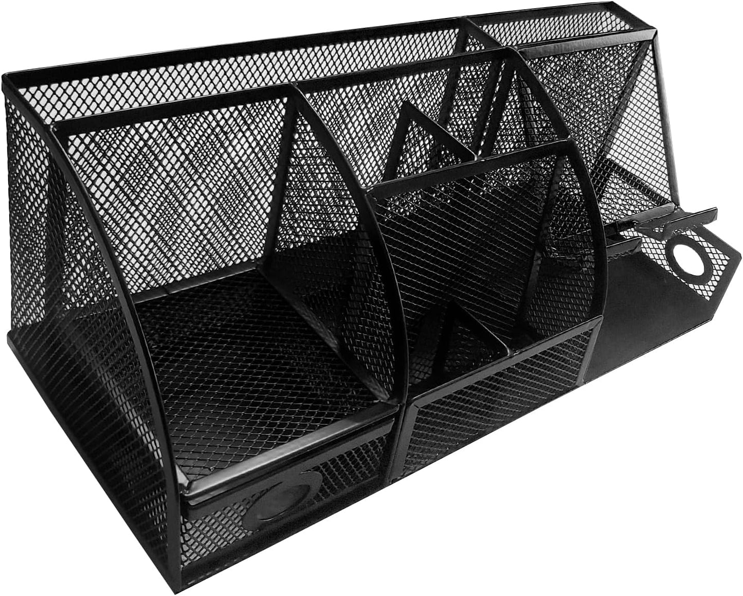 Mesh Desk Organizer Set Office Accessories - Desk Organization with multiple compartments for Desk Supplies, Desk Storage Organizer, Desktop Organizer with drawers, Desk Organizers and Accessories
