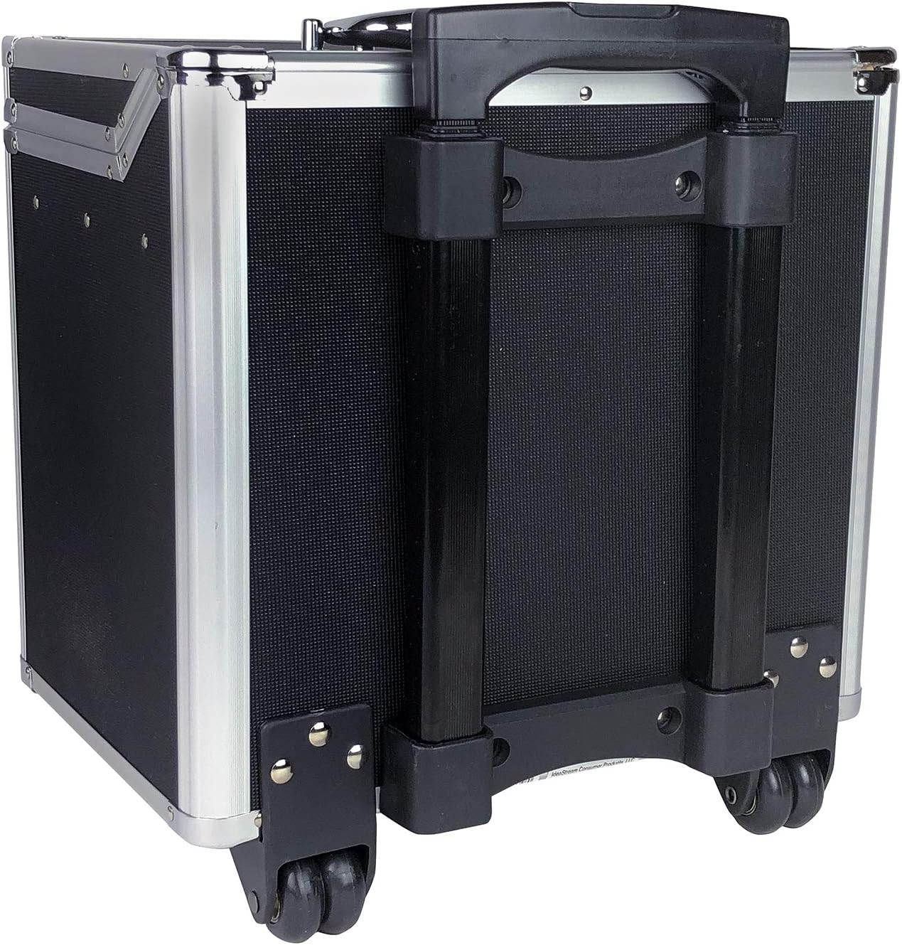 Vaultz Locking Mobile Business Case, Letter Size, 11 x 14.75 x 13.75 Inches, Black (VZ00348)