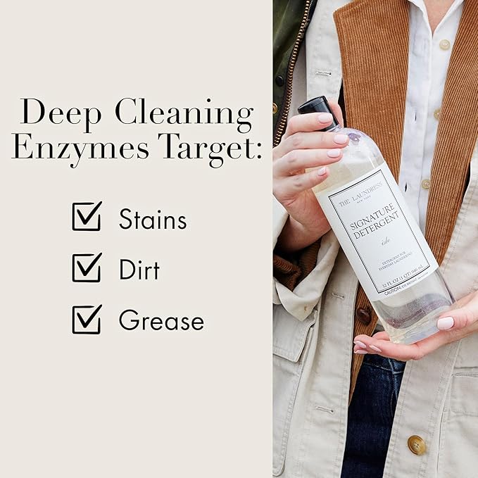 The Laundress Signature Isle Detergent, Coastal Inspired Scent, Concentrated Laundry Detergent Liquid, Tough on Stains, Isle Scent, 32 oz.