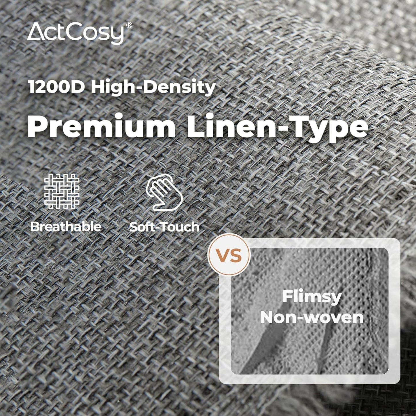 8Pack Sheet Organizers and Storage with Handles – Foldable Linen Closet Storage for King & Queen Sheet Sets – Clear Window & Removable Labels – Dustproof & Space-Saving Design, 8Pack, Grey