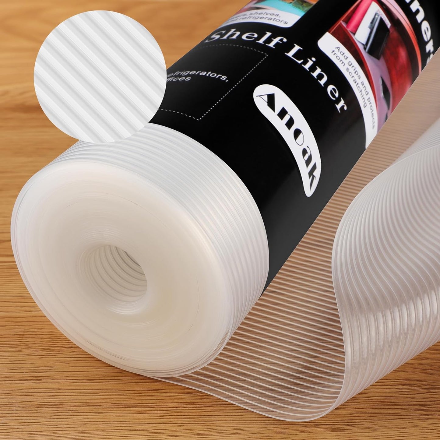 Anoak Cabinet Liner, Non Adhesive, Washable 22 Inch x 20 FT(240 Inch) Waterproof Durable Non-Slip Shelf Liner for Kitchen, Drawer, Refrigerator