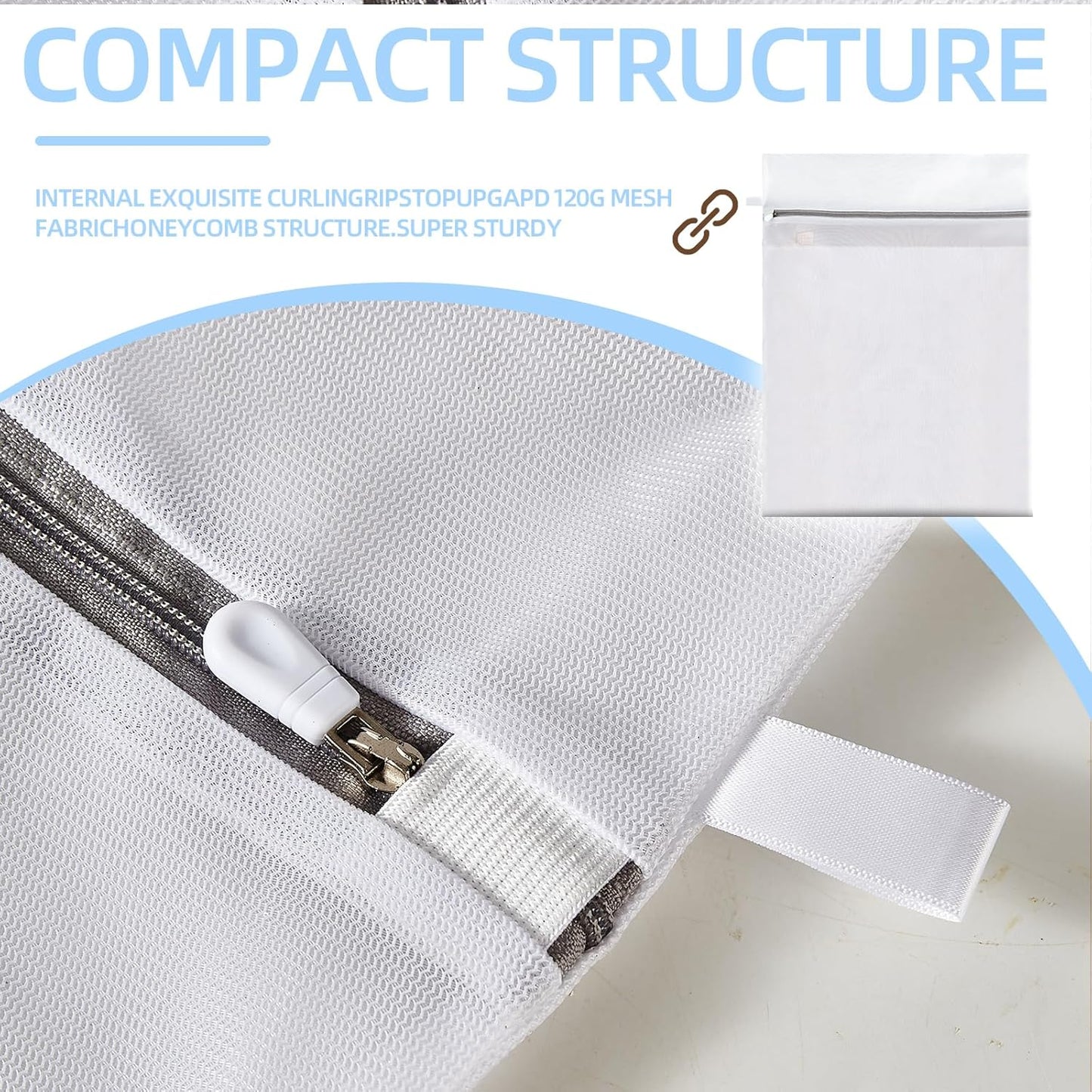 Mesh Laundry Bags, Mesh Wash Bags, Durable Mesh Structure with Strong Zipper, Suitable for Underwear, Delicate Clothes, Pants, Shoes, Socks Washing (Small Fine Mesh, Medium 16 * 20in *4pcs)