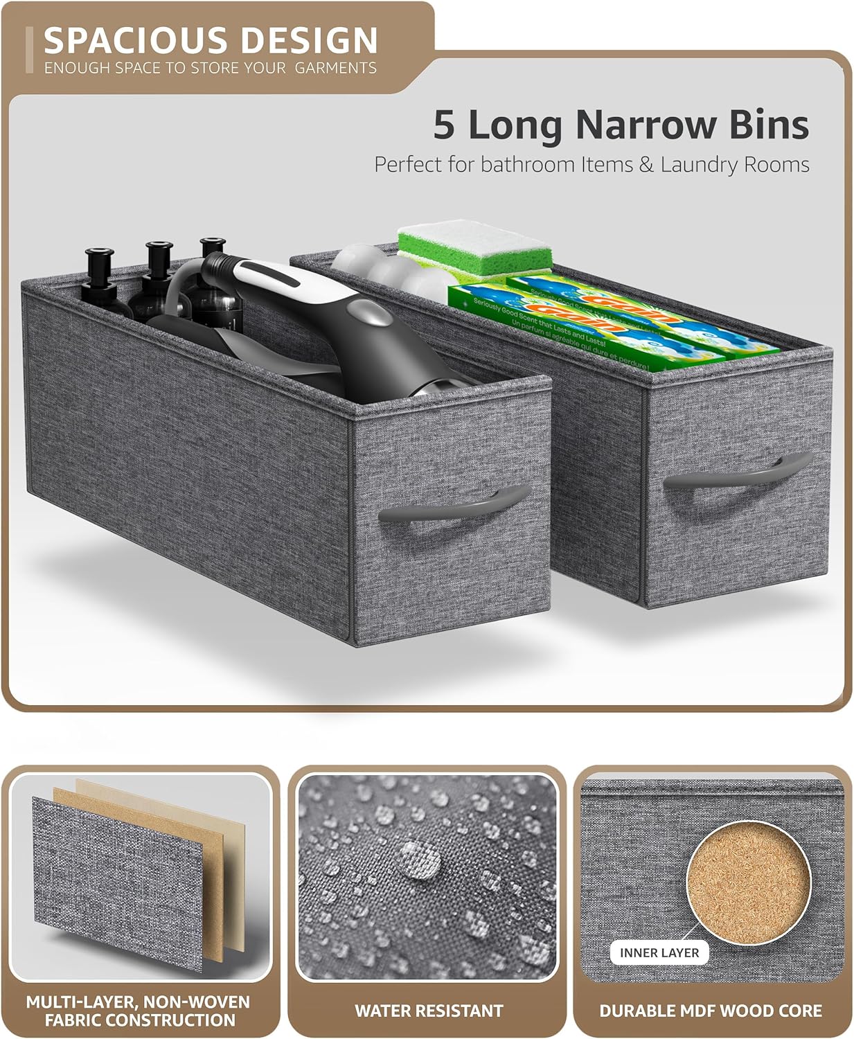 Sorbus Kids Dresser with 5 Drawers - Storage Unit Organizer Chest for Clothes - Bedroom, Kids Room, Nursery, & Closet