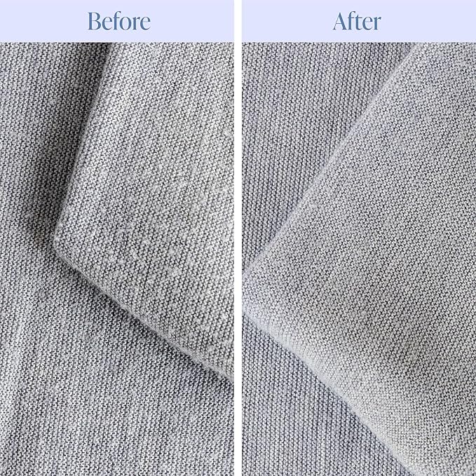 Nori Trim Fabric Shaver - Lint Remover for Clothes & Furniture Couch Pilling - Sweater Pill Remover - Clothes Shaver with 6 Precision Blades - Wireless and Rechargeable - Navy