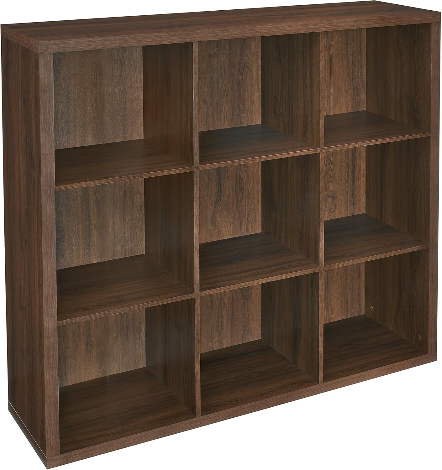 ClosetMaid 6110 9-Cube Storage Organizer, Dark Chestnut