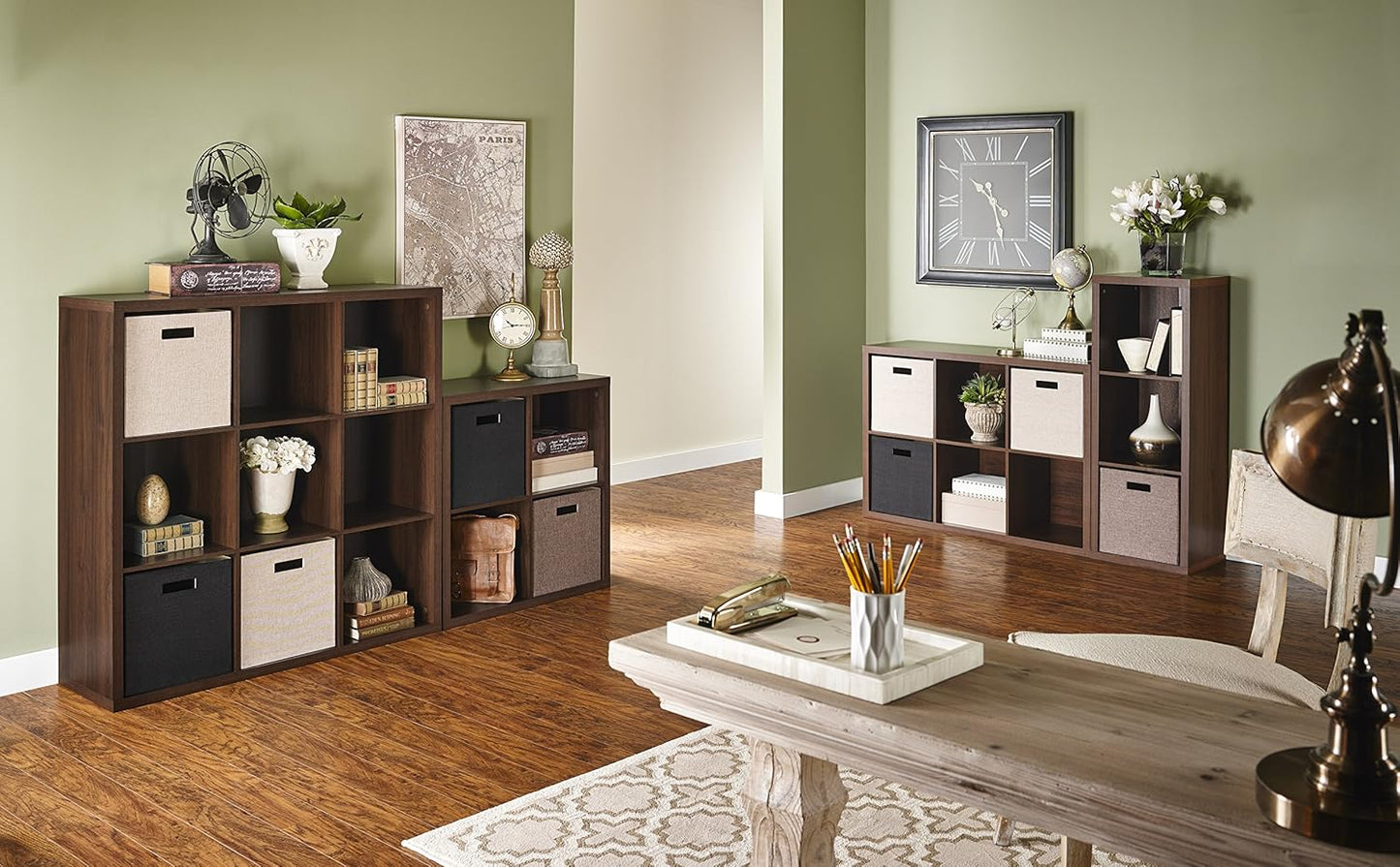ClosetMaid 6108 Decorative 4-Cube Storage Organizer, Dark Chestnut