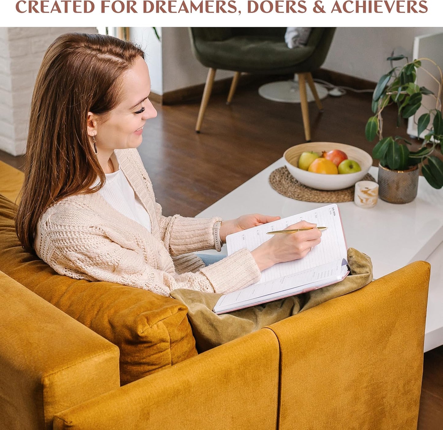 Legend Planner PRO Dated Jan 2026-Jan 2027 – Deluxe Weekly & Daily Organizer with Time Slots. Appointment Book Journal for Work & Time Management, A4 Hardcover (Rose Gold)