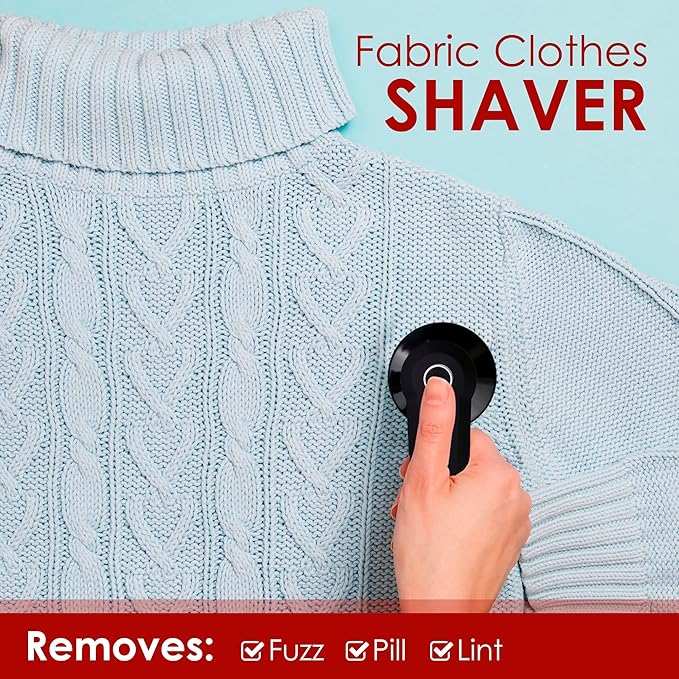 SMARTEK USA INC Black Smartek Rubberized Fabric Shaver