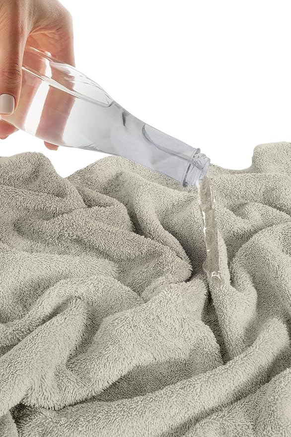 SALBAKOS 100% Turkish Cotton Bath Mat Set 2-Piece - 20x34 inch, Premium Quality Hotel & Spa Collection, Soft, Absorbent, Long Lasting, Durable Bathroom Rugs | Made in Turkey (Stone, 2 Bath Mats)