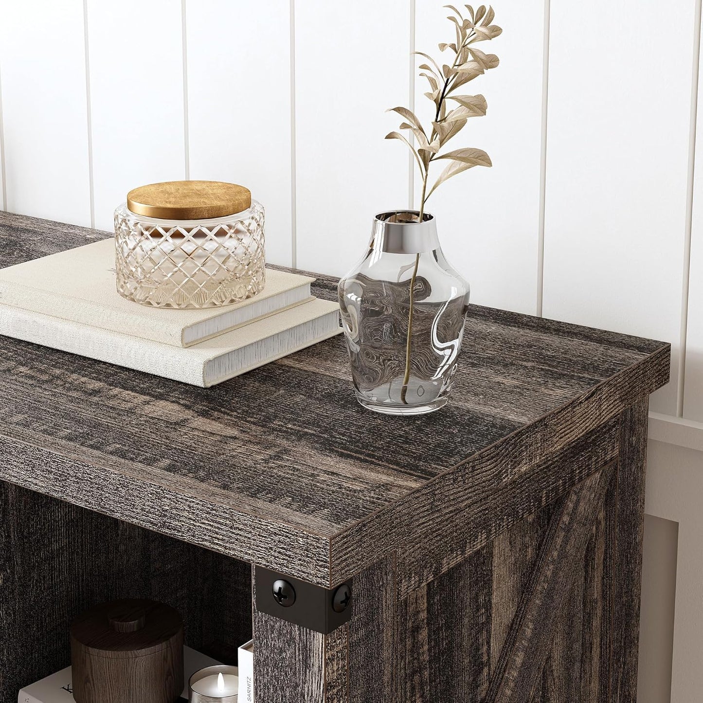 EnHomee 8 Cube Storage Organizer and Shelves, Cube Shelf Bookshelf for Home and Bedroom, Black Oak