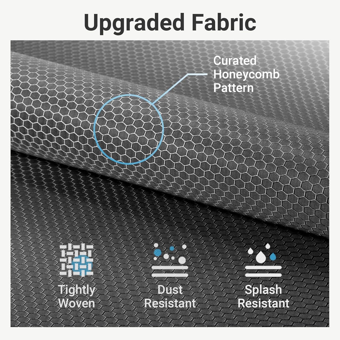 VIPEK V4C Garment Rack with Cover, Heavy Duty Portable Closet Adjustable Metal Clothing Rack for Hanging Clothes with Hanging Rods & Side Hooks, Max Load 810lbs, Black Rack with Grey Cover