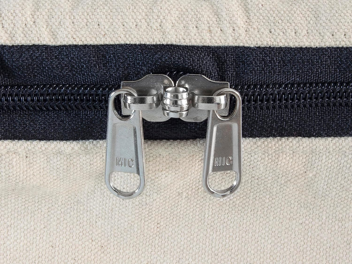 Comforter Storage Bags with Zipper - Sturdy 100% Cotton Canvas Quilt Storage Bags with Zipper - Extra Large with Handles to Conveniently Store Pillows, Blankets, Sheets, and Bedding (3 Bags)