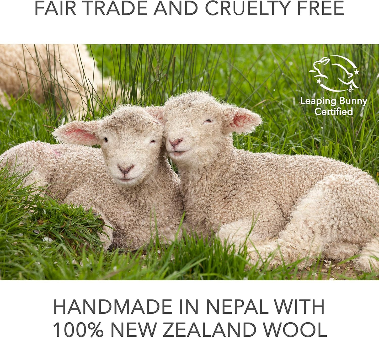 Friendsheep Wool Dryer Balls, Organic Reusable Fabric Softener Alternative for Laundry, Handmade, Fair Trade, Hypoallergenic, Eco-Friendly, Plastic-Free (6 Pack XL – One Love)