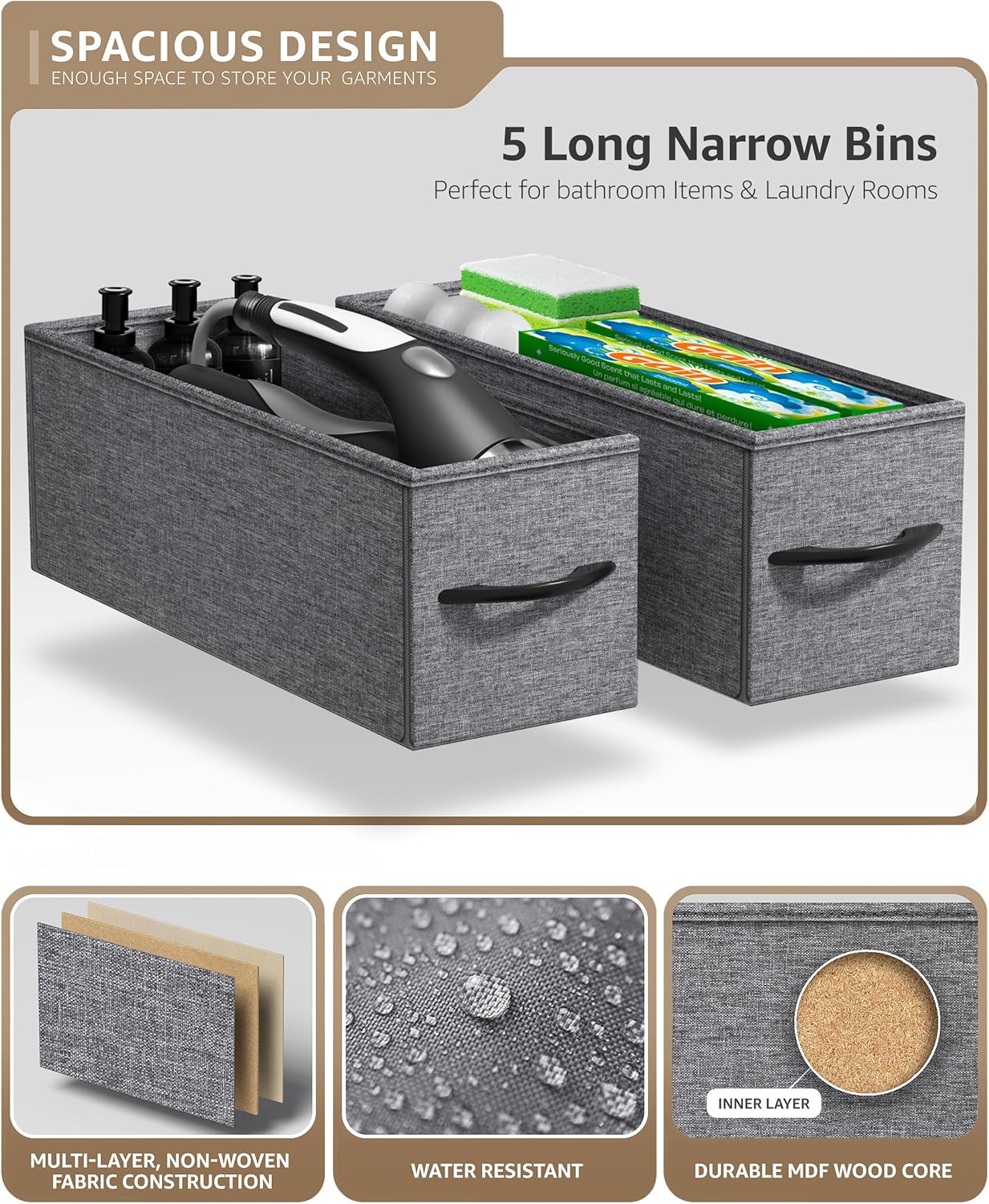 Sorbus Kids Dresser with 5 Drawers - Storage Unit Organizer Chest for Clothes - Bedroom, Kids Room, Nursery, & Closet