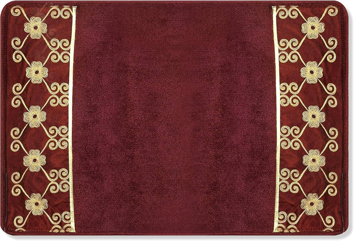 Zahari Home Elegant Rose Classic Bathroom Rug Modern Bath Rug Luxury Contemporary Decor Beautiful Shower Mat Unique Design Stylish Bathroom Runner Rug Bath Shower Tub Décor