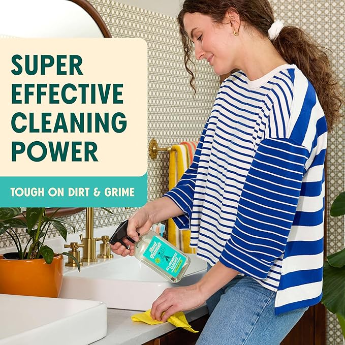 Aunt Fannie's Whole Home Cleaning Bundle: All Purpose Spray, Floor Cleaner, Glass & Window Cleaner, Multi-Surface Wipes, Carpet Refresher