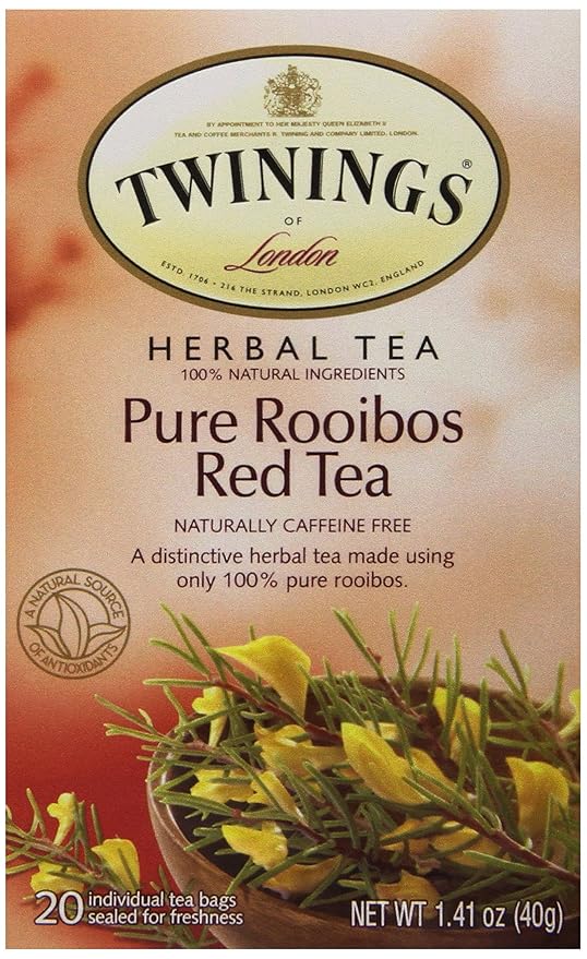 Twinings Tea Red African Rooibos Tea, 20 ct (Pack of 4)