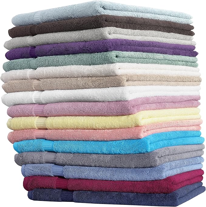 SALBAKOS 100% Turkish Cotton Extra Large Bath Sheet Set of 2 35x70 inch | Heirloom Quality | Hotel & Spa Collection | Soft, Absorbent Oversize Bath Towels | Made in Turkey (Chocolate, 2 Bath Sheets)